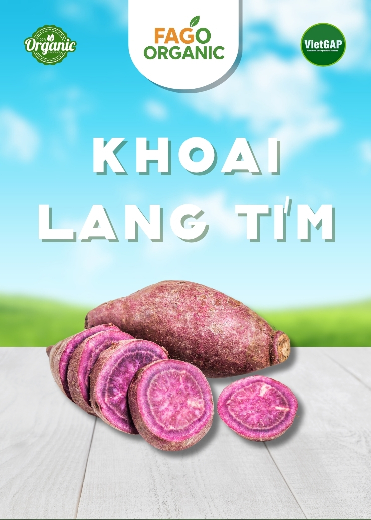 Khoai lang tím (550g/gói)