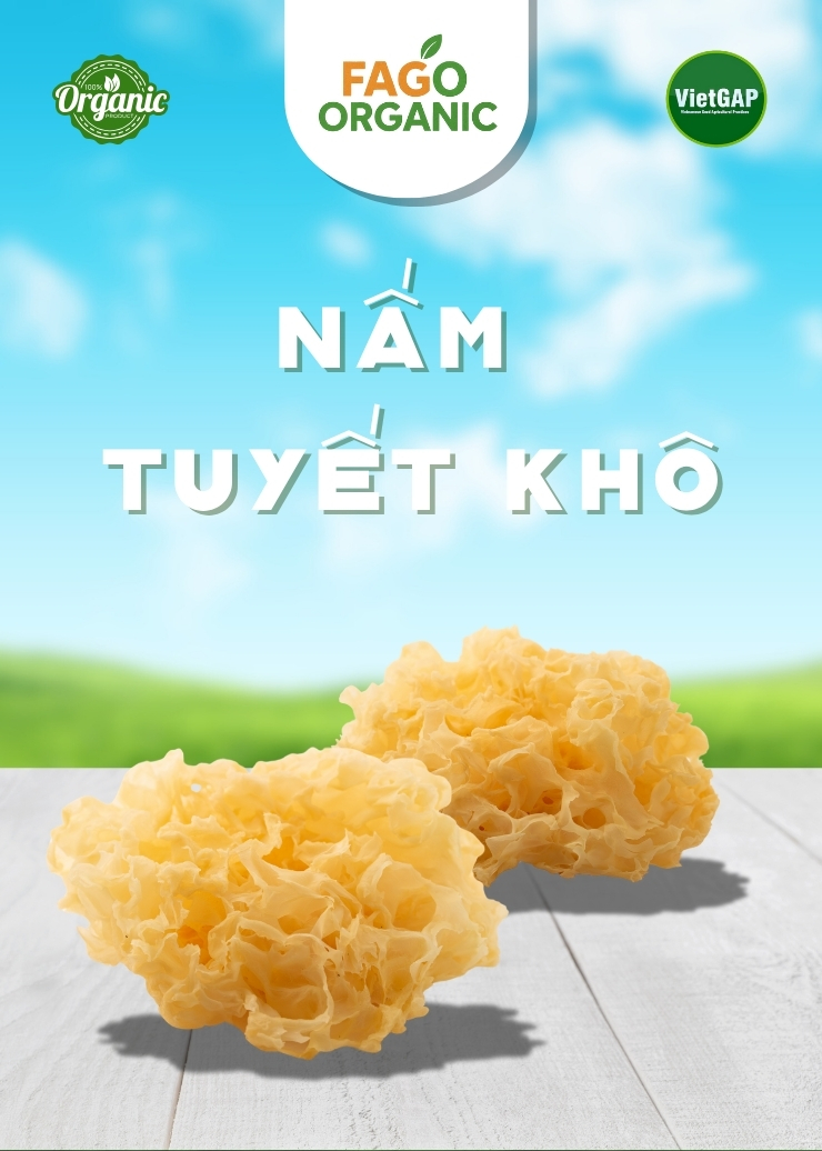 Nấm Tuyết Khô (250g/Hộp)