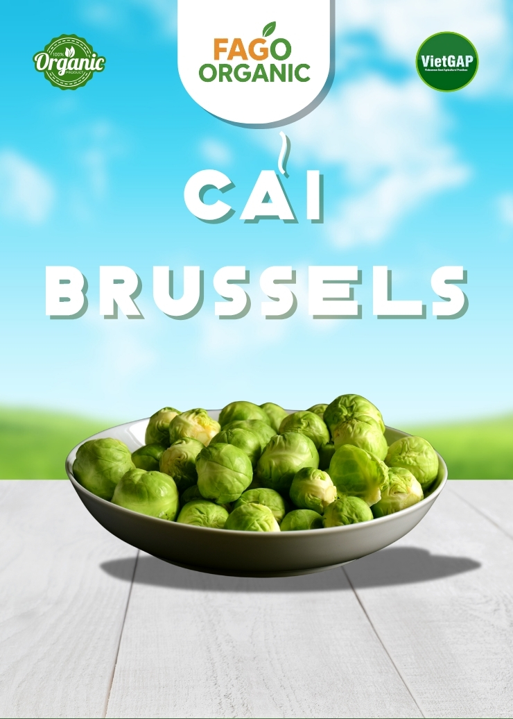 Cải Brussels (Gói 500g)