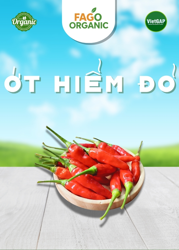 Ớt hiểm đỏ (300g/gói)