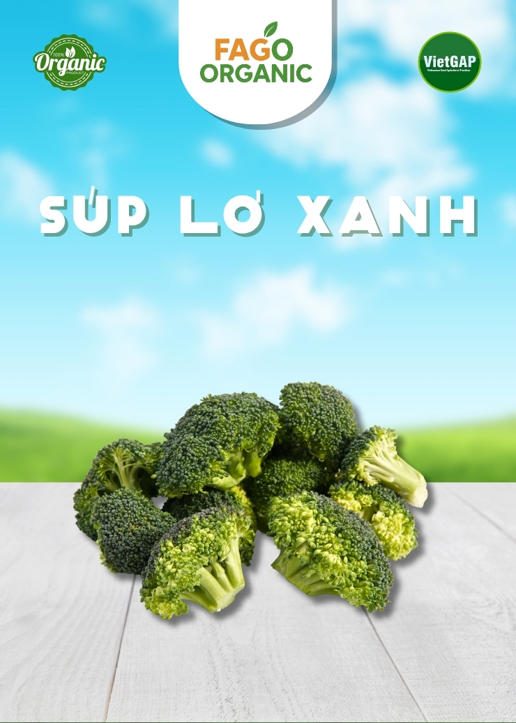 Súp lơ xanh (500-600g/hoa)